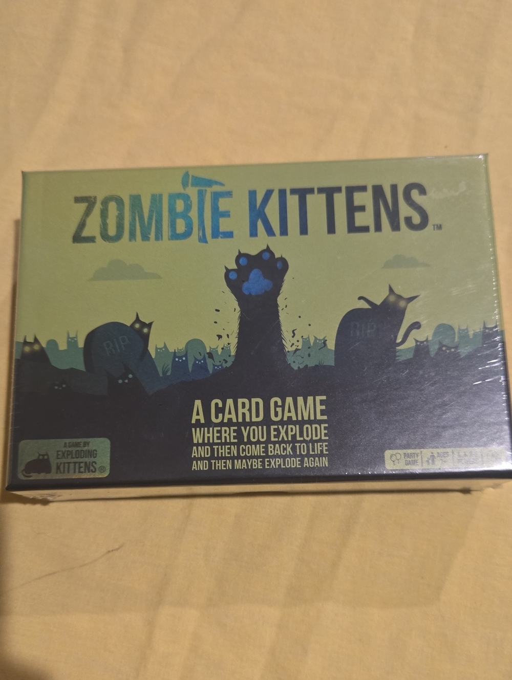 SEALED Zombie Kittens Game